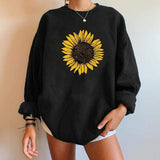 Sunflower Sweatshirt-TT Women-autumn,black,jumper,long-sleeved,winter