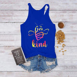 Bee Kind Tank Top-TT Women-black,blue,casual,tank top,tee