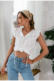 Ellie White Summer Blouse