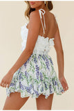 Claire Floral Summer Skirt-Dressereal-casual,floral,mini,ruffles,summer