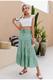 Gail Green Maxi Skirt