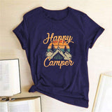 Happy Camper Tee-TT Women-black,casual,green,navy,pink,purple,tee,white