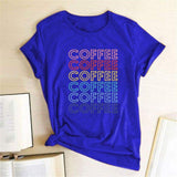 Rainbow Coffee Tee-TT Women-black,blue,casual,gray,green,navy,pink,purple,red,tee,white