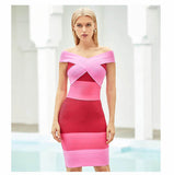 Tillie Pink Bodycon Bandage Dress