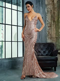 Gatsby Gold Sequin Formal Dress