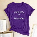 Pour Me A Quarantini Tee-TT Women-black,casual,green,navy,purple,tee,white