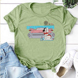 Vintage Car Babe Tee-TT Women-black,blue,casual,green,navy,pink,purple,tee,white