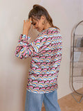 Pink Rainbow Shirt-Dressereal-long-sleeved,pink,print,shirt