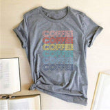 Rainbow Coffee Tee-TT Women-black,blue,casual,gray,green,navy,pink,purple,red,tee,white