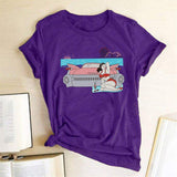 Vintage Car Babe Tee-TT Women-black,blue,casual,green,navy,pink,purple,tee,white