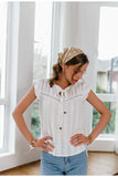 Ellie White Summer Blouse