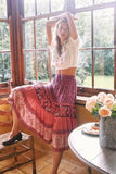 Anya Bohemian Floral Skirt