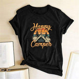 Happy Camper Tee-TT Women-black,casual,green,navy,pink,purple,tee,white