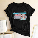 Vintage Car Babe Tee-TT Women-black,blue,casual,green,navy,pink,purple,tee,white