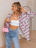 Pink Rainbow Shirt-Dressereal-long-sleeved,pink,print,shirt