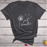 Just Breathe Tee-TT Women-black,blue,casual,gray,green,navy,pink,purple,red,tee,yellow