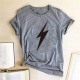 Lightning Tee-TT Women-black,blue,casual,gray,green,navy,red,tee,white