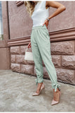 Katelyn Light Green Capri Pants