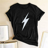 Lightning Tee-TT Women-black,blue,casual,gray,green,navy,red,tee,white