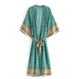 Babylon Green Boho Kimono