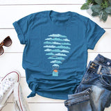 Cloud Balloon Tee-JFUNCY-apricot,blue,burgundy,casual,cotton,gray,green,navy,pink,print,red,tee,white,yellow