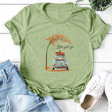 Let's Just Go Tee-TT Women-blue,casual,green,pink,tee,white,yellow