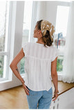 Ellie White Summer Blouse