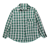 Memphis Green Plaid Top-Dressereal-autumn,green,plaid,winter