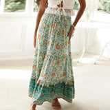 Fleur Floral Maxi Skirt