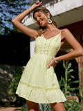 Sunshine Yellow Summer Dress