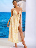 ZigZag Yellow Summer Maxi Dress