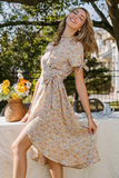 Camille Floral Midi Dress-Dressereal-floral,midi,summer,tie-waist,wrap