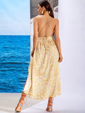 ZigZag Yellow Summer Maxi Dress